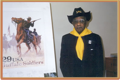 Trooper Lorenzo Denson, Sr., The United States Postal Service Honoring the Buffalo Soldiers with a 29-Cent Stamp