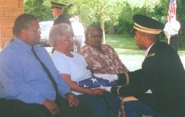 Presentation of the US flag